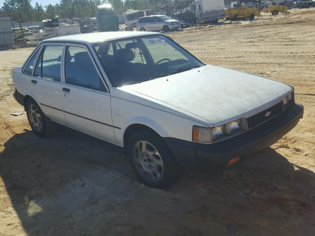 1Y1SK514XHZ095381 - 1987 CHEVROLET NOVA WHITE photo 1