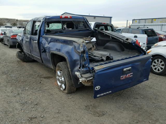 1GT42XEY2HF178228 - 2017 GMC SIERRA K35 BLUE photo 3