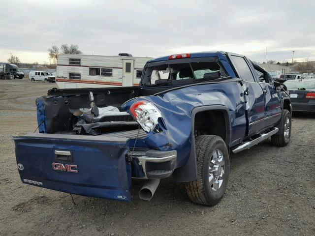 1GT42XEY2HF178228 - 2017 GMC SIERRA K35 BLUE photo 4