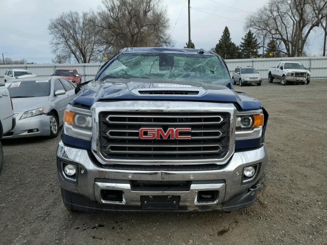 1GT42XEY2HF178228 - 2017 GMC SIERRA K35 BLUE photo 9