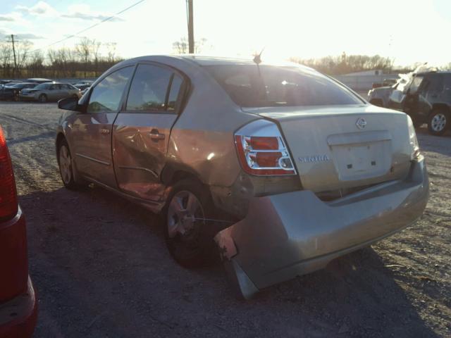 3N1AB61E78L644012 - 2008 NISSAN SENTRA 2.0 BEIGE photo 3