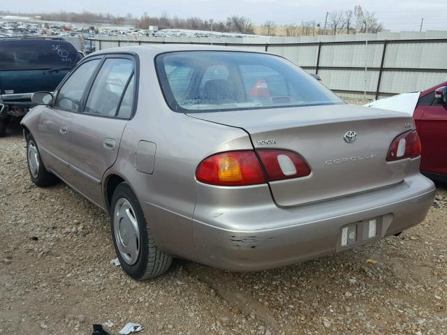 1NXBR18E8WZ095442 - 1998 TOYOTA COROLLA VE BEIGE photo 3