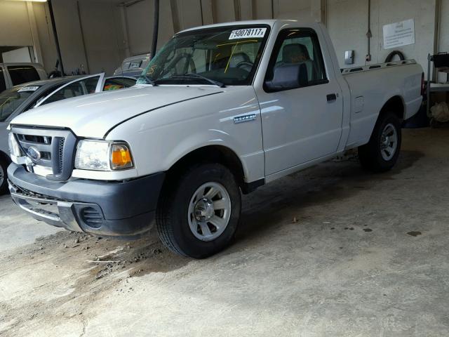 1FTYR10D48PA55698 - 2008 FORD RANGER WHITE photo 2