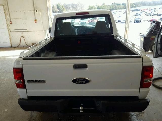 1FTYR10D48PA55698 - 2008 FORD RANGER WHITE photo 6