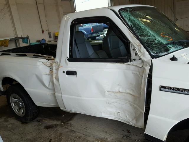 1FTYR10D48PA55698 - 2008 FORD RANGER WHITE photo 9