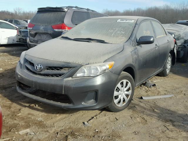 2T1BU4EEXBC549643 - 2011 TOYOTA COROLLA BA CHARCOAL photo 2