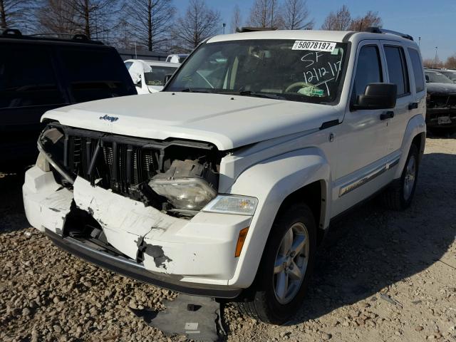 1J8GN58K78W146058 - 2008 JEEP LIBERTY LI WHITE photo 2