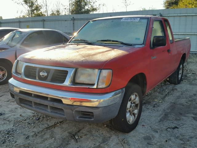 1N6DD26S1WC337081 - 1998 NISSAN FRONTIER K RED photo 2