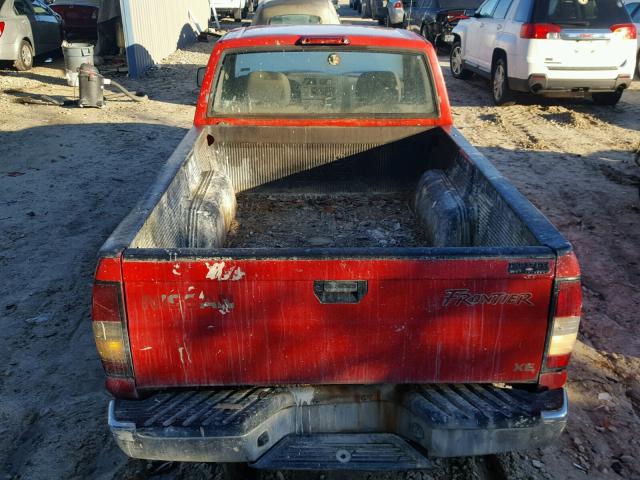 1N6DD26S1WC337081 - 1998 NISSAN FRONTIER K RED photo 6