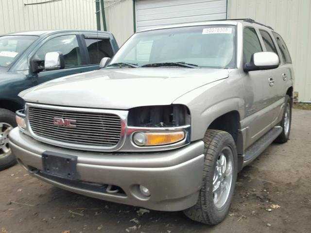 1GKEK63U51J207971 - 2001 GMC DENALI GRAY photo 2