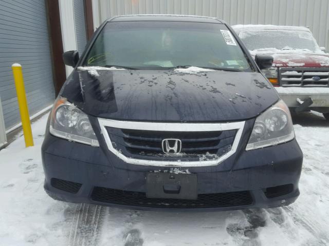 5FNRL38268B049366 - 2008 HONDA ODYSSEY LX BLUE photo 9