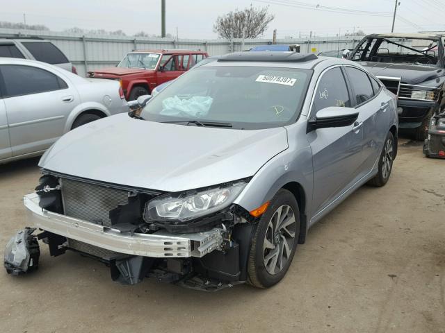 19XFC2F85GE062876 - 2016 HONDA CIVIC EX SILVER photo 2