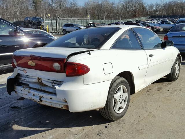 1G1JC12F857162338 - 2005 CHEVROLET CAVALIER WHITE photo 4