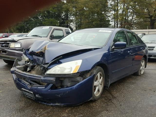 1HGCM56623A024133 - 2003 HONDA ACCORD EX BLUE photo 2