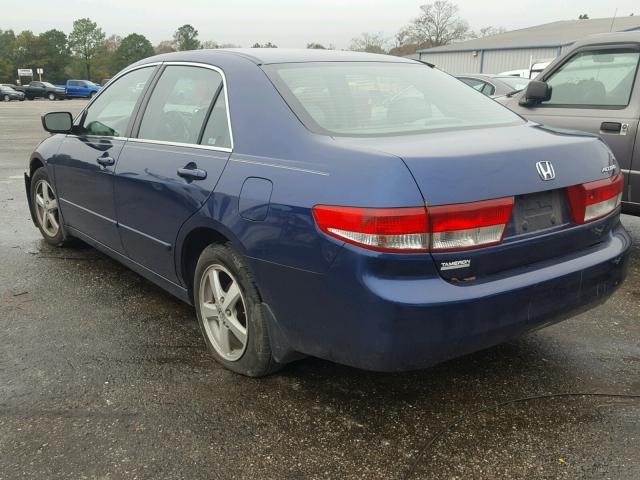 1HGCM56623A024133 - 2003 HONDA ACCORD EX BLUE photo 3