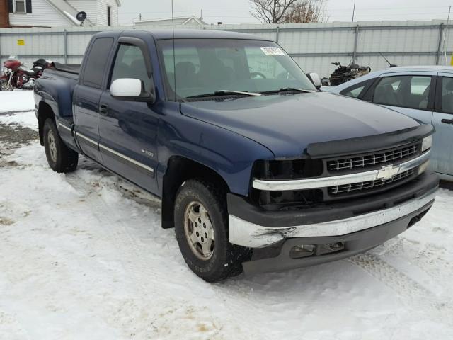 1GCEK19T8XZ170812 - 1999 CHEVROLET SILVERADO BLUE photo 1