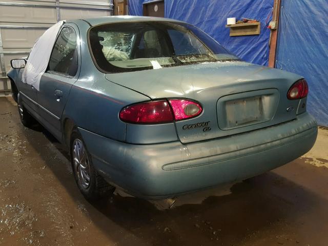 1FALP6537VK109040 - 1997 FORD CONTOUR BA GREEN photo 3