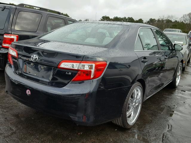 4T1BF1FK5DU247093 - 2013 TOYOTA CAMRY L BLUE photo 4