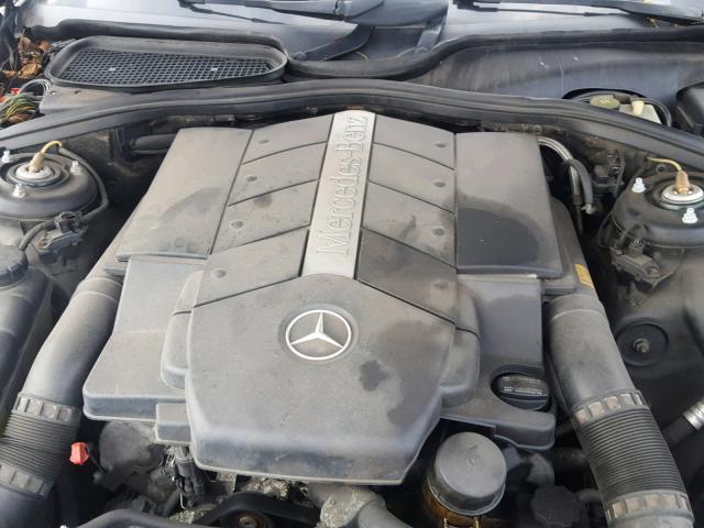 WDBNG83J53A327575 - 2003 MERCEDES-BENZ S 430 4MAT BLACK photo 7