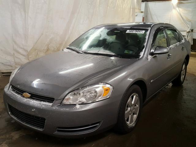 2G1WT58N881310890 - 2008 CHEVROLET IMPALA LT GRAY photo 2