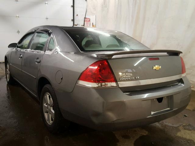 2G1WT58N881310890 - 2008 CHEVROLET IMPALA LT GRAY photo 3