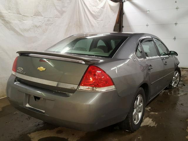 2G1WT58N881310890 - 2008 CHEVROLET IMPALA LT GRAY photo 4