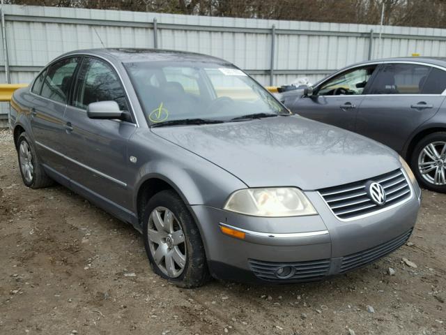 WVWTH63B52P172590 - 2002 VOLKSWAGEN PASSAT GLX GRAY photo 1