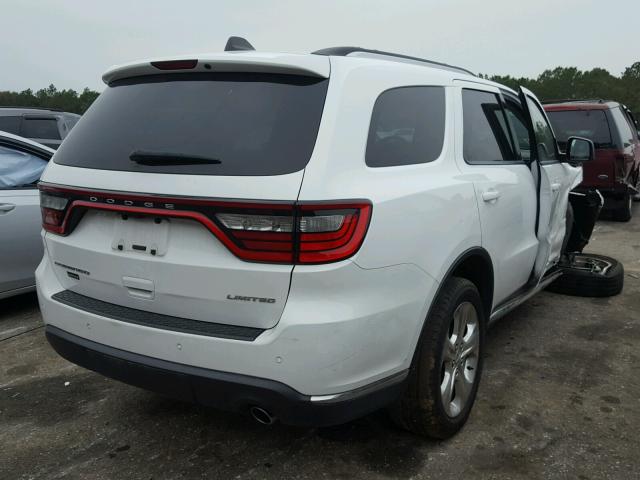 1C4RDHDG9EC524223 - 2014 DODGE DURANGO LI WHITE photo 4