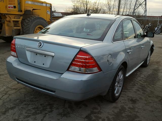 1MEFM40147G602429 - 2007 MERCURY MONTEGO LU SILVER photo 4