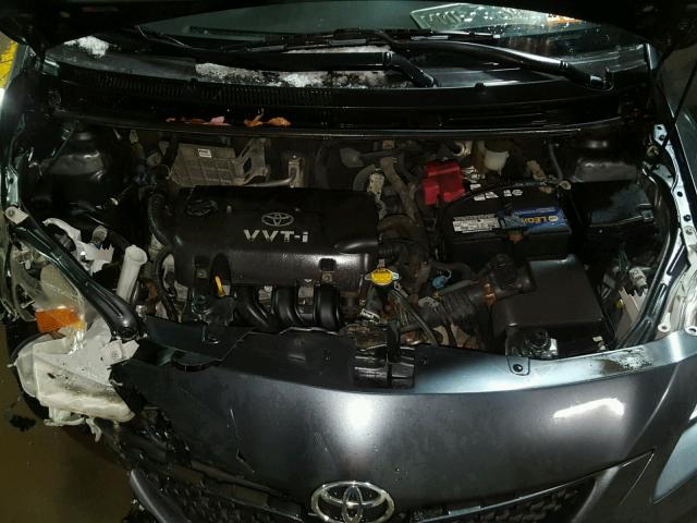 JTDBT903991335134 - 2009 TOYOTA YARIS GRAY photo 7