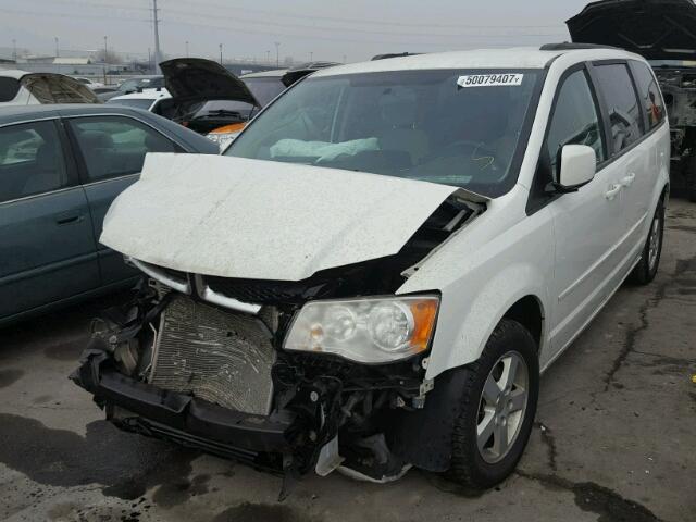 2D4RN3DG6BR705494 - 2011 DODGE GRAND CARA WHITE photo 2