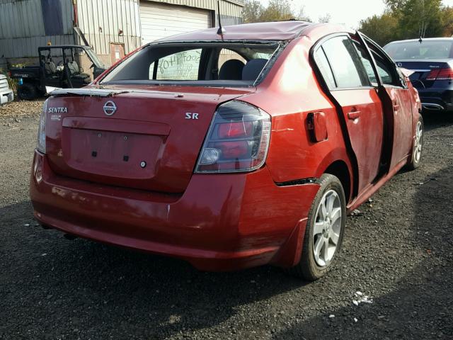 3N1AB6AP6AL690986 - 2010 NISSAN SENTRA 2.0 RED photo 4