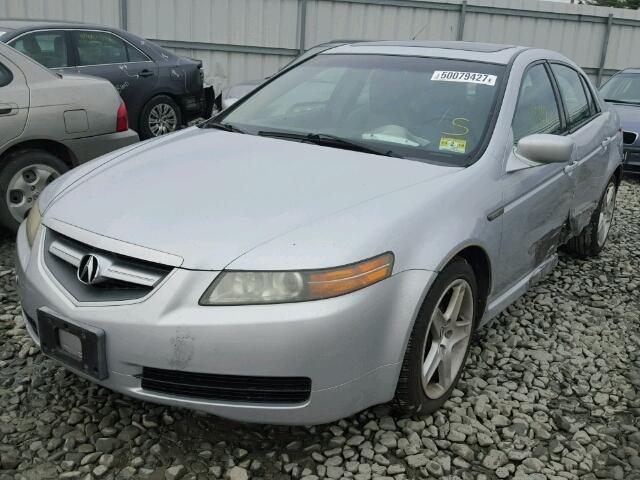 19UUA66225A049679 - 2005 ACURA TL SILVER photo 2