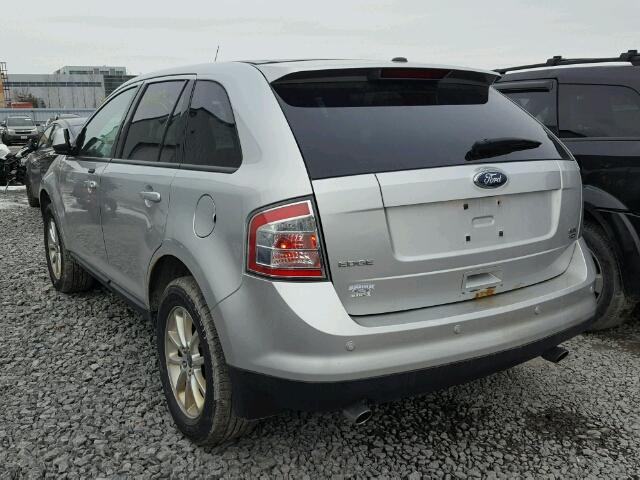 2FMDK4JC3ABA21139 - 2010 FORD EDGE SEL SILVER photo 3