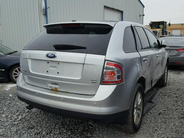 2FMDK4JC3ABA21139 - 2010 FORD EDGE SEL SILVER photo 4