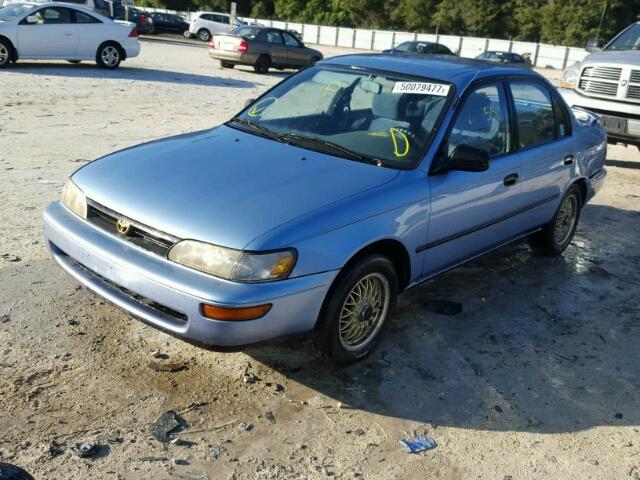 1NXAE09B8SZ350123 - 1995 TOYOTA COROLLA LE BLUE photo 2