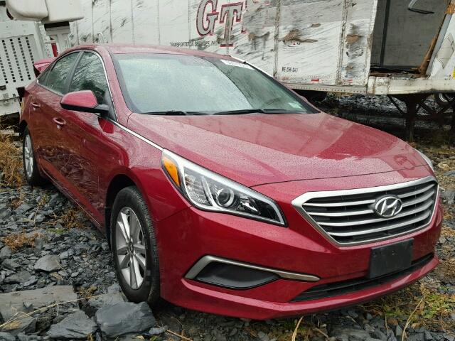 5NPE24AF4GH432372 - 2016 HYUNDAI SONATA SE RED photo 1