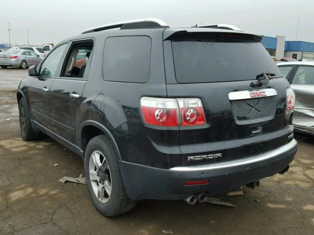 1GKEV13D79J134804 - 2009 GMC ACADIA SLE BLACK photo 3