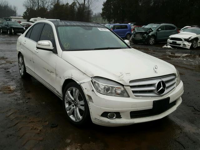 WDDGF81X49F206591 - 2009 MERCEDES-BENZ C 300 4MAT WHITE photo 1