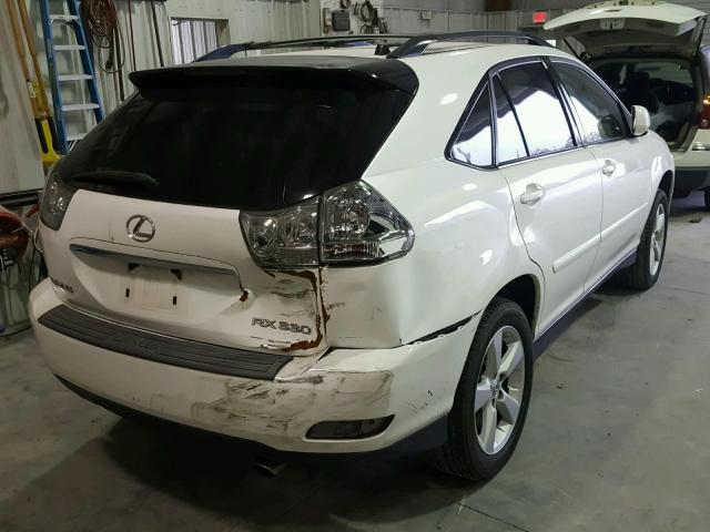 JTJGA31U740011773 - 2004 LEXUS RX 330 WHITE photo 4