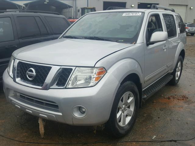 5N1AR1NN0AC609413 - 2010 NISSAN PATHFINDER SILVER photo 2