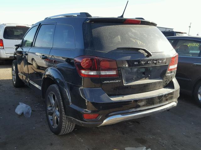 3C4PDCGB9HT637740 - 2017 DODGE JOURNEY CR GRAY photo 3