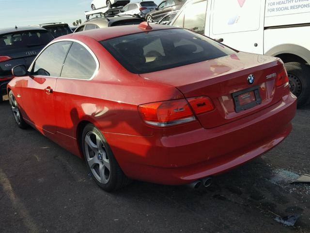 WBAWV1C58AP124175 - 2010 BMW 328 I SULE RED photo 3