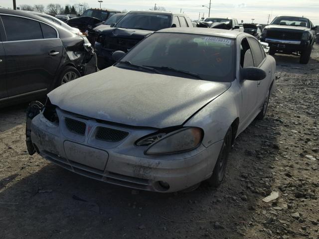 1G2NE52E25M123221 - 2005 PONTIAC GRAND AM S SILVER photo 2