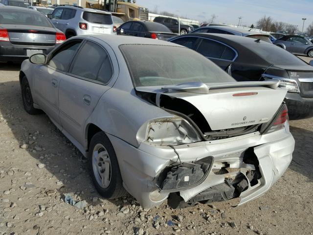 1G2NE52E25M123221 - 2005 PONTIAC GRAND AM S 银色 照片 3