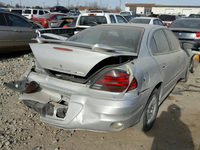 1G2NE52E25M123221 - 2005 PONTIAC GRAND AM S 银色 照片 4