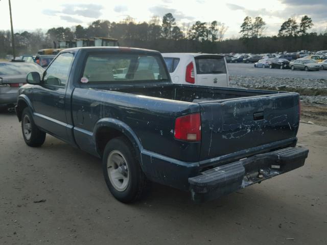 1GCCS1449TK159943 - 1996 CHEVROLET S TRUCK S1 GREEN photo 3