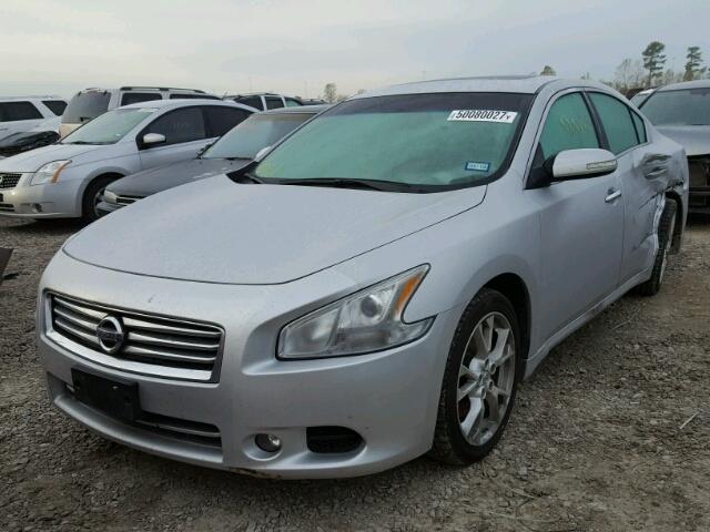 1N4AA5AP8CC828252 - 2012 NISSAN MAXIMA S SILVER photo 2