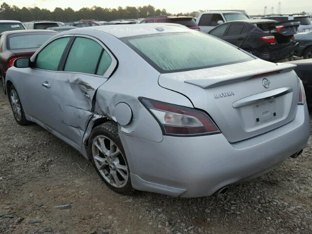 1N4AA5AP8CC828252 - 2012 NISSAN MAXIMA S SILVER photo 3