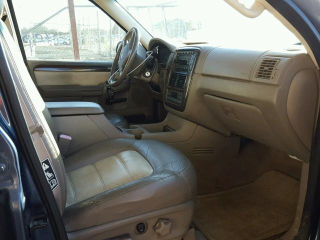 1FMZU74EX2UC85243 - 2002 FORD EXPLORER E BLUE photo 5